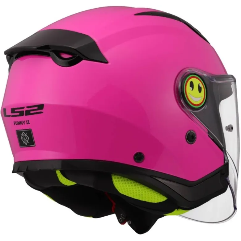 Casco Jet Bambino Ls2 OF622 Funny II Rosa