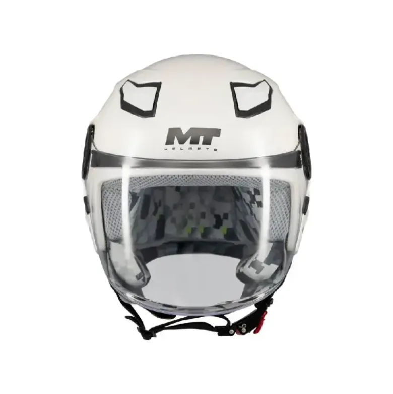 Casco Jet Bambino Mt Helmets Of514 Lite A0 Pure Bianco Lucido