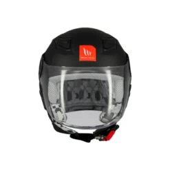 Casco Jet Bambino Mt Helmets Of514 Lite A1 Solid Opaco Nero Opaco