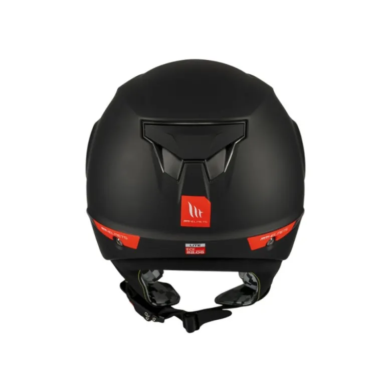Casco Jet Bambino Mt Helmets Of514 Lite A1 Solid Opaco Nero Opaco
