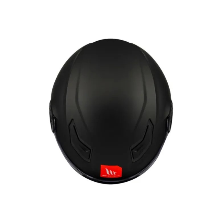 Casco Jet Bambino Mt Helmets Of514 Lite A1 Solid Opaco Nero Opaco