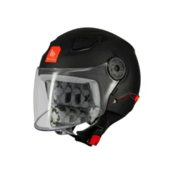 Casco Jet Bambino Mt Helmets Of514 Lite A1 Solid Opaco Nero Opaco