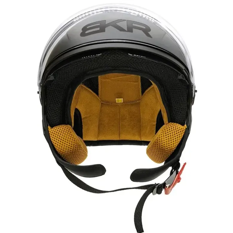 Casco Jet BKR Tre Nero Opaco