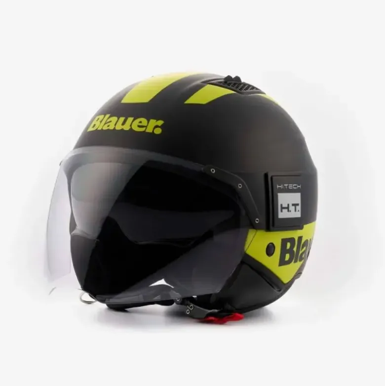 Casco Jet Blauer Bet HT Nero Giallo