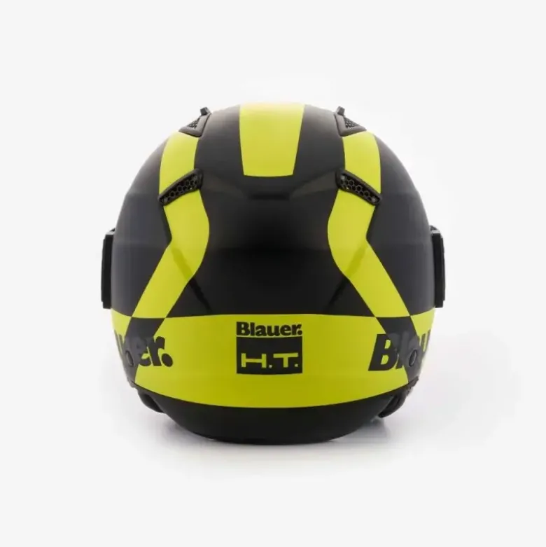 Casco Jet Blauer Bet HT Nero Giallo