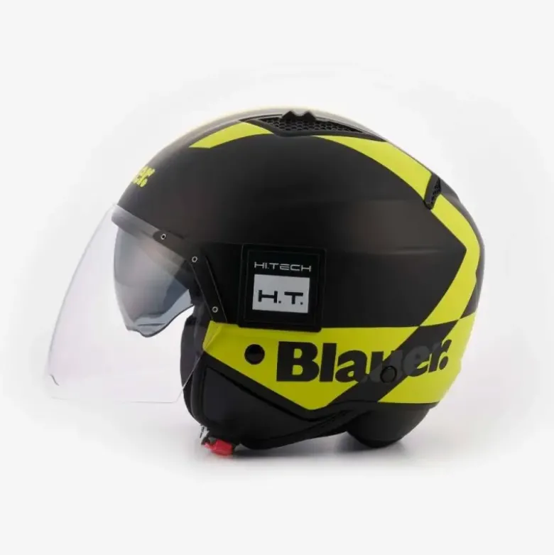 Casco Jet Blauer Bet HT Nero Giallo