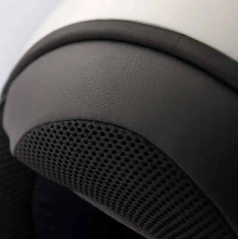 Casco Jet Blauer Bet Monochrome Bianco Lucido