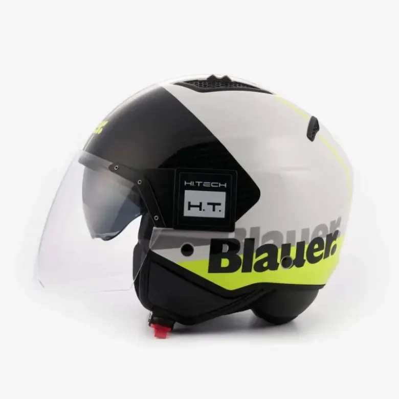 Casco Jet Blauer Bet Urban Bianco