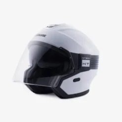 Casco Jet Blauer Hacker BTR Bianco Nero
