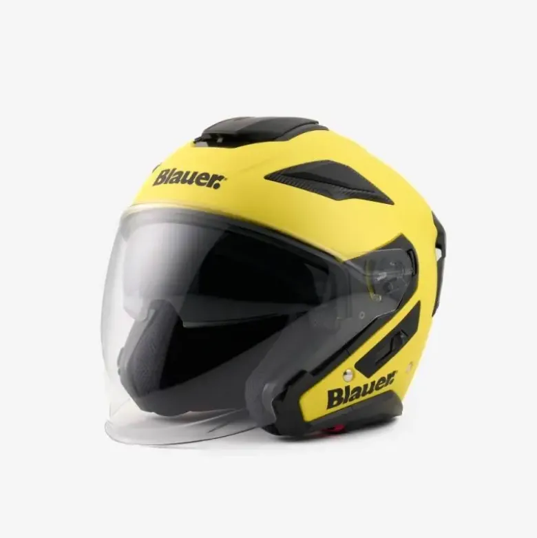 Casco Jet Blauer JJ-01 Giallo Opaco