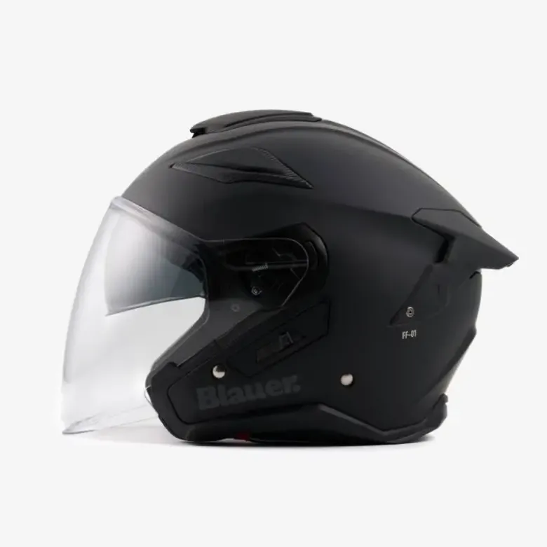 Casco Jet Blauer JJ-01 Nero Opaco