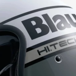 Casco Jet Blauer Pilot 4.0 Bianco Grigio Lucido