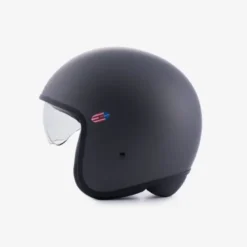 Casco Jet Blauer Pilot 1.1 Monochrome Titanio Opaco