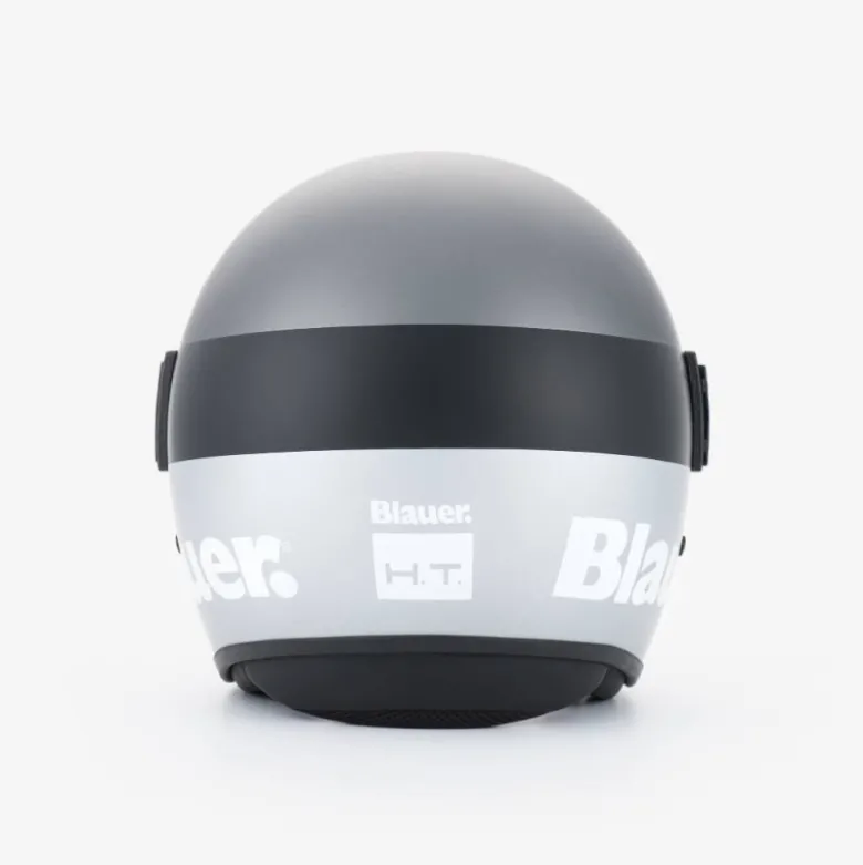 Casco Jet Blauer Pod Grigio Titanio Opaco