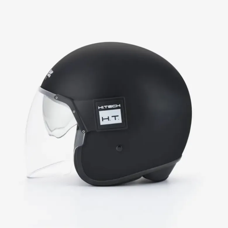 Casco Jet Blauer Pod Monochrome Nero Opaco