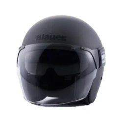 Casco Jet Blauer Pod 06 Monochrome Titanio Opaco