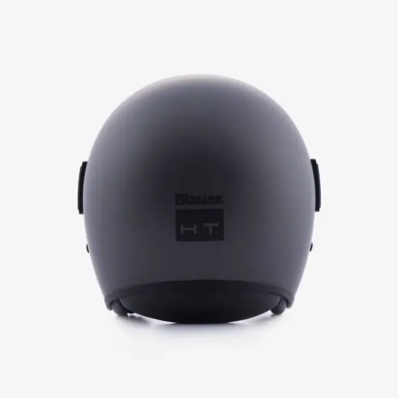 Casco Jet Blauer Pod 06 Monochrome Titanio Opaco