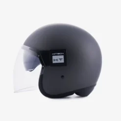 Casco Jet Blauer Pod Monochrome Titanio Opaco