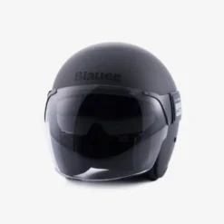 Casco Jet Blauer Pod Monochrome Titanio Opaco