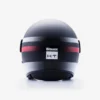 Casco Jet Blauer Pod Stripes Nero Bianco Rosso Opaco