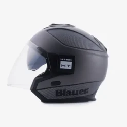 Casco Jet Blauer Solo BTR Titanio Carbon Nero