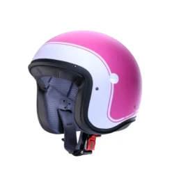 Casco Jet Caberg Freeride X Imola Fucsia Opaco Bianco
