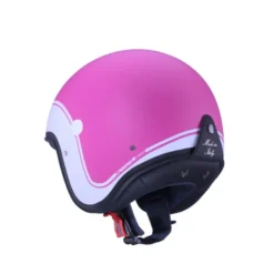 Casco Jet Caberg Freeride X Imola Fucsia Opaco Bianco