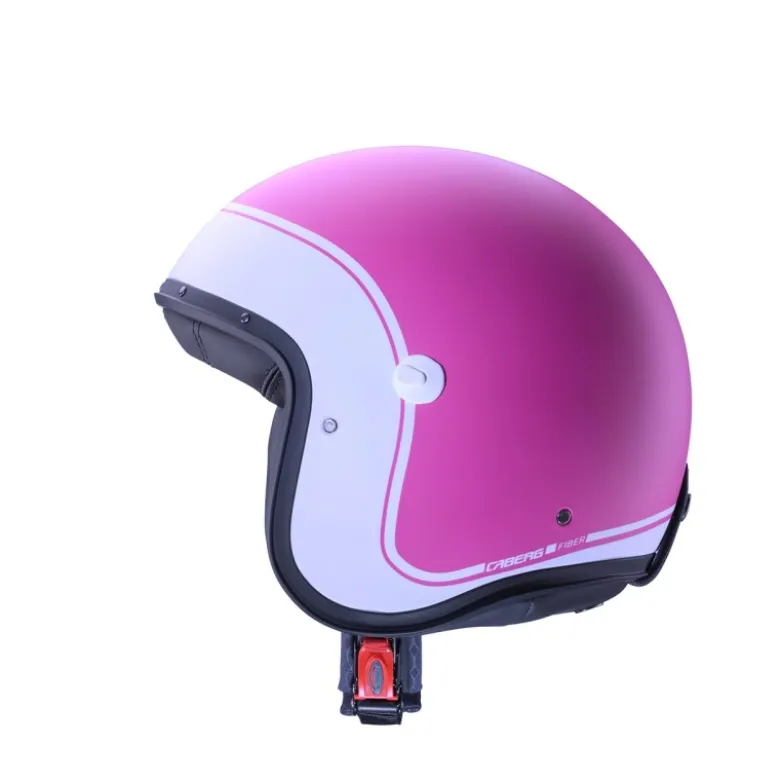 Casco Jet Caberg Freeride X Imola Fucsia Opaco Bianco