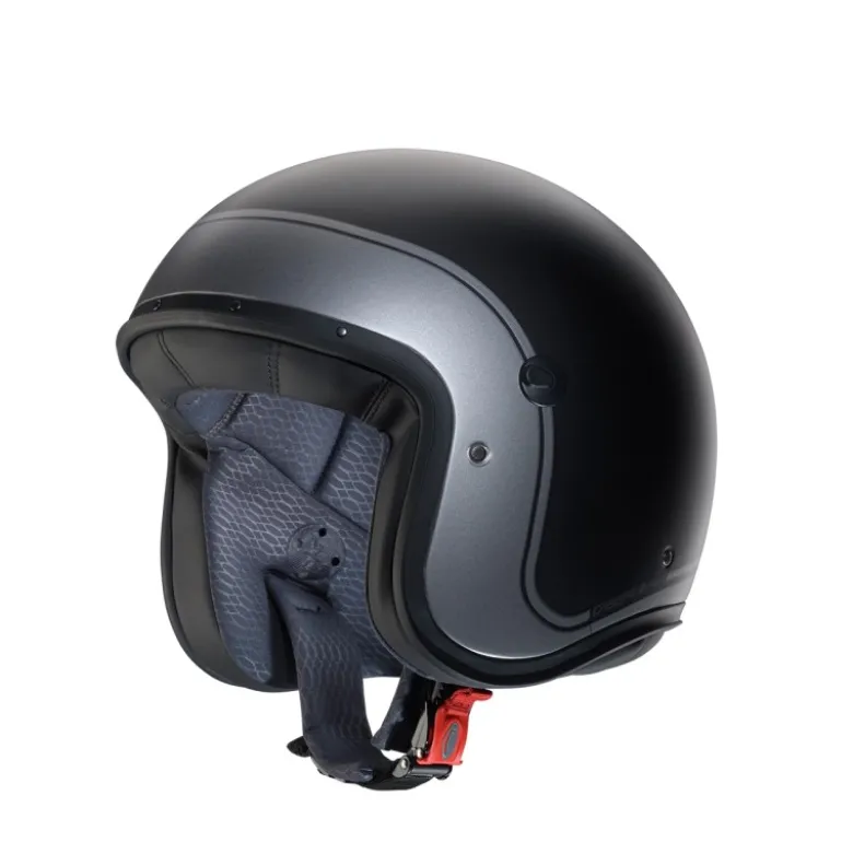 Casco Jet Caberg Freeride X Imola Nero Opaco Grigio metallizzato