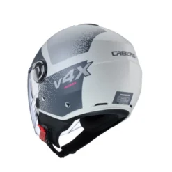 Casco Jet Caberg Riviera V4 X Alpha Sabbia Opaco Antracite Grigio