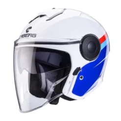 Casco Jet Caberg Soho Zephyr Bianco Blu Azzurro Rosso