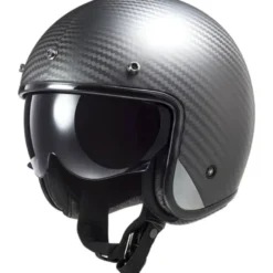 Casco Jet Carbonio Ls2 OF601 Bob II Carbon Opaco