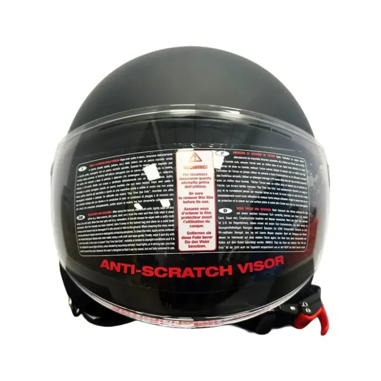 Casco Jet Dieffe DF2003 Nero Opaco
