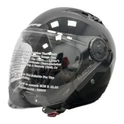 Casco Jet Dieffe DF62 Shiny Black