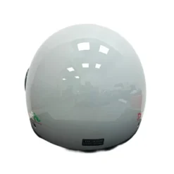 Casco Jet Dieffe DF2003 Shiny Grigio Chiaro Lucido