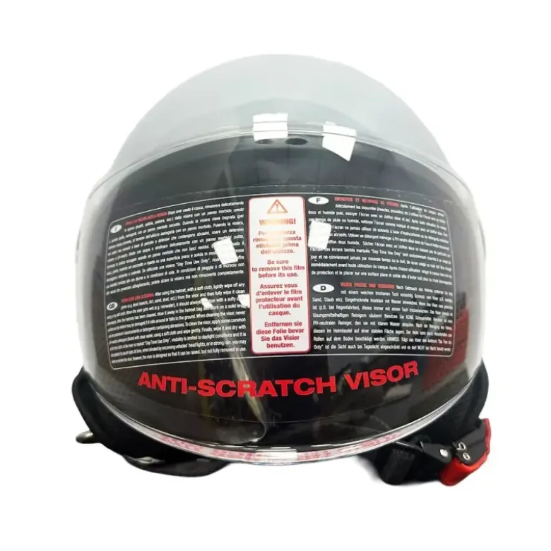 Casco Jet Dieffe DF2003 Shiny Grigio Chiaro Lucido