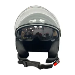 Casco Jet Dieffe DF62 Shiny Light Grey