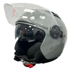 Casco Jet Dieffe DF62 Shiny Light Grey