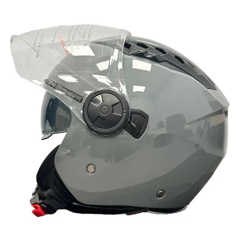 Casco Jet Dieffe DF62 Shiny Light Grey