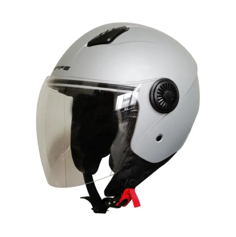 Casco Jet Dieffe DF21 Titanio Opaco