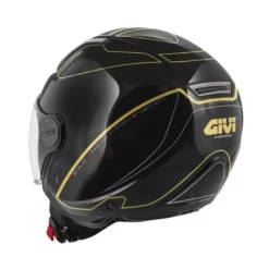 Casco Jet Givi 11.7 Logic Nero Oro Titanio Rosso