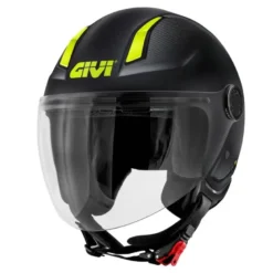 Casco Jet Givi 11.7 Solid Nero Giallo
