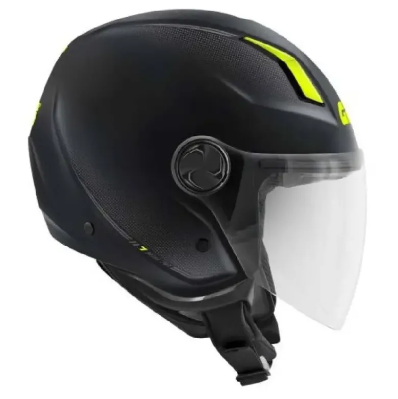 Casco Jet Givi 11.7 Solid Nero Giallo