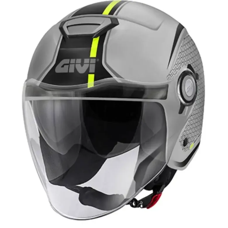 Casco Jet Givi 12.5 Touch Grigio Giallo