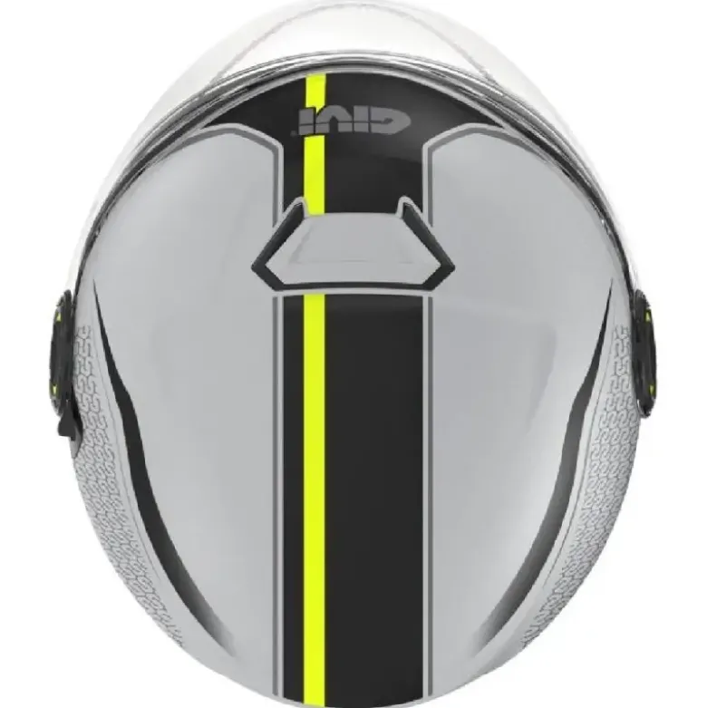 Casco Jet Givi 12.5 Touch Grigio Giallo