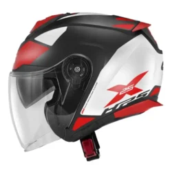 Casco Jet Givi X.25 Target Nero Bianco Rosso