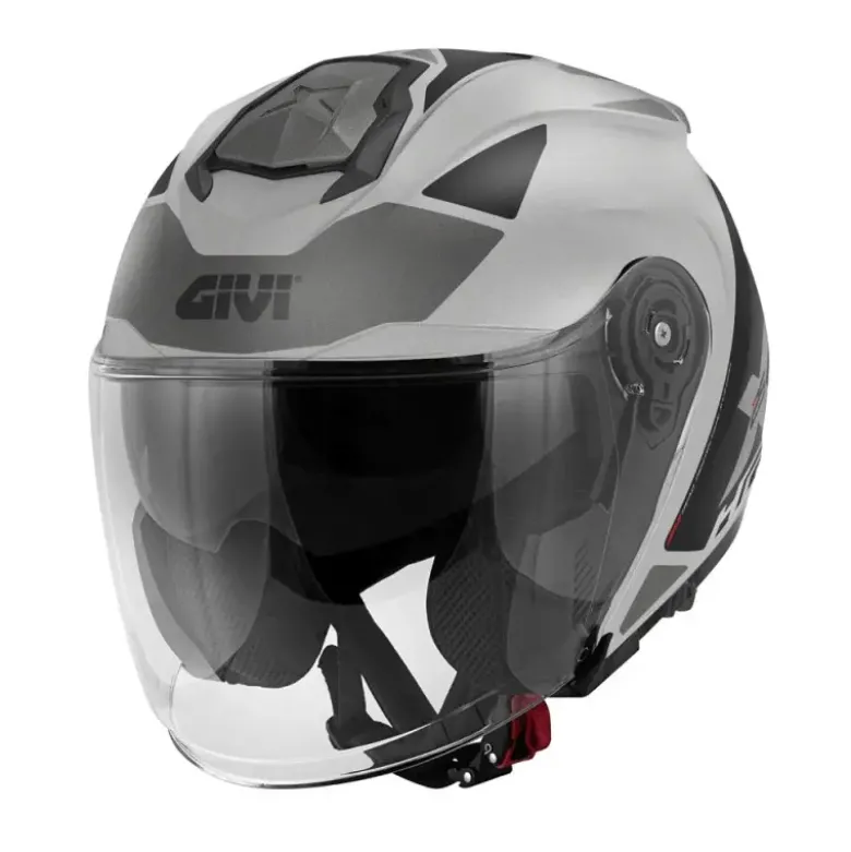 Casco Jet Givi X.25 Target Titanio Opaco Nero