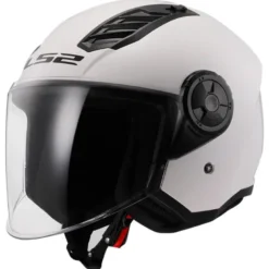 Casco Jet Ls2 OF616 Airflow 2 Solid Bianco Lucido