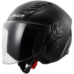 Casco Jet Ls2 OF616 Airflow 2 Solid Nero Lucido