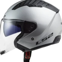 Casco Jet Ls2 OF600 Copter II Silver Opaco
